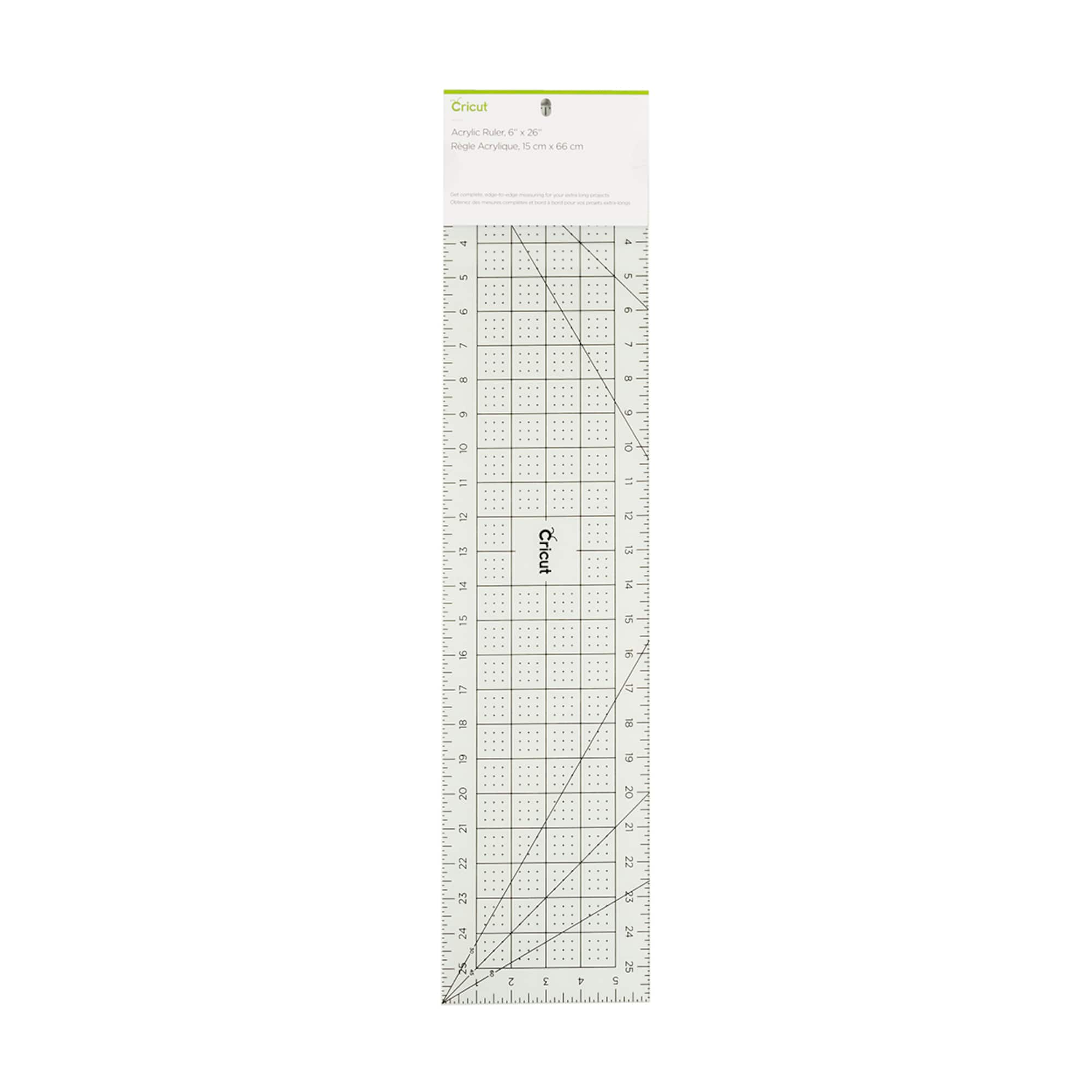 Cricut® Acrylic Mint Ruler, 6" x 26"